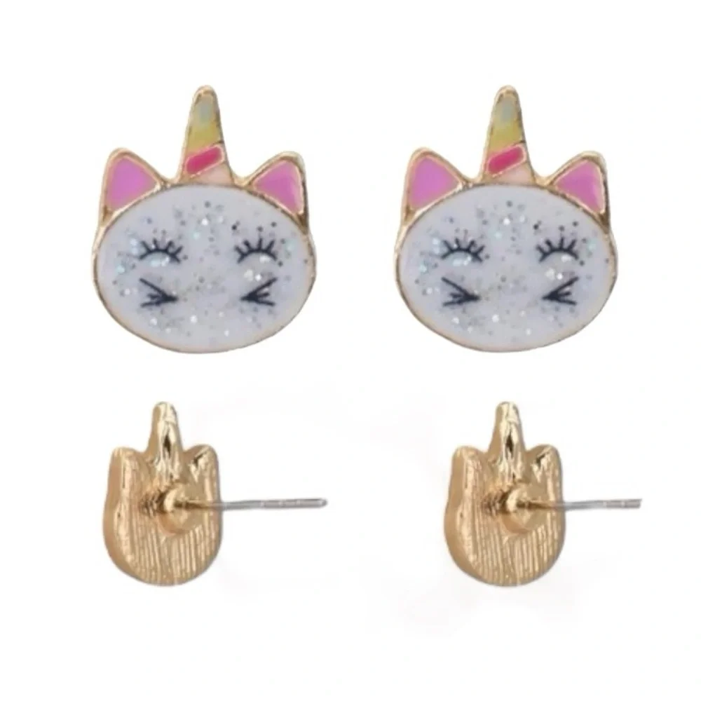 Unicorn Sleep Mask With Necklace And Earrings
